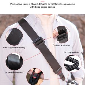 LYNCA 32D Quick-Adjust Camera Strap