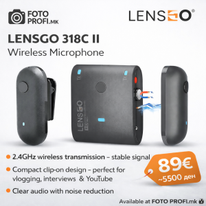 LENSGO 318C II Wireless Microphone